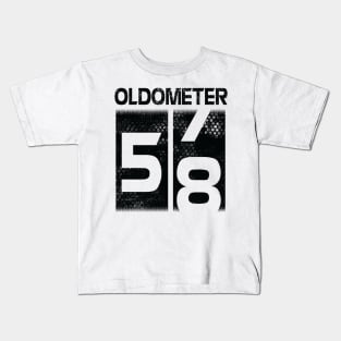 Oldometer Happy Birthday 58 Years Old Was Born In 1962 To Me You Papa Dad Mom Brother Son Husband Kids T-Shirt